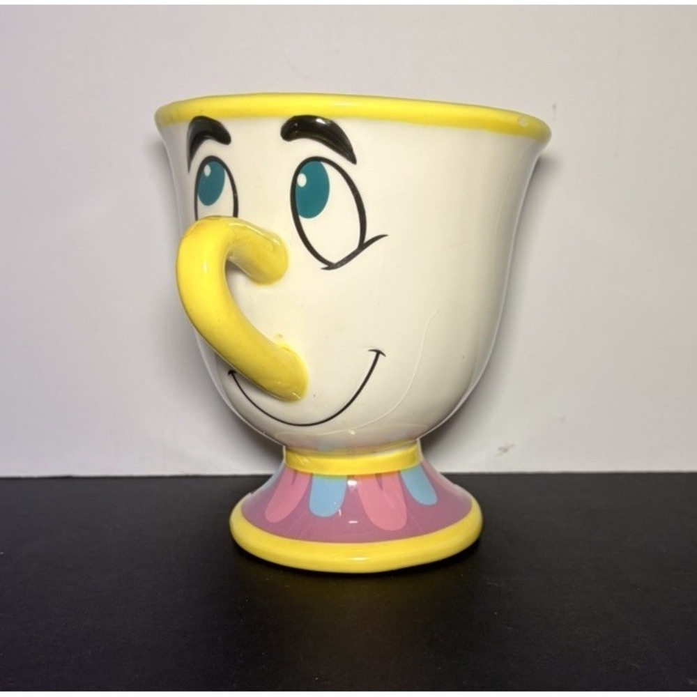 Disney Beauty & The Beast Ceramic Chip Tea Cup Large Coffee Mug Holds 16 Oz